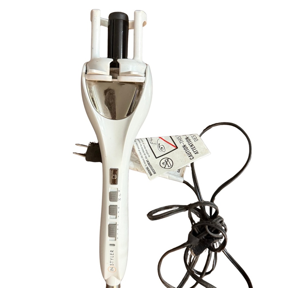 Instyler Tulip by Instyler White Auto 2-Way‎ Rotation Hair Curler